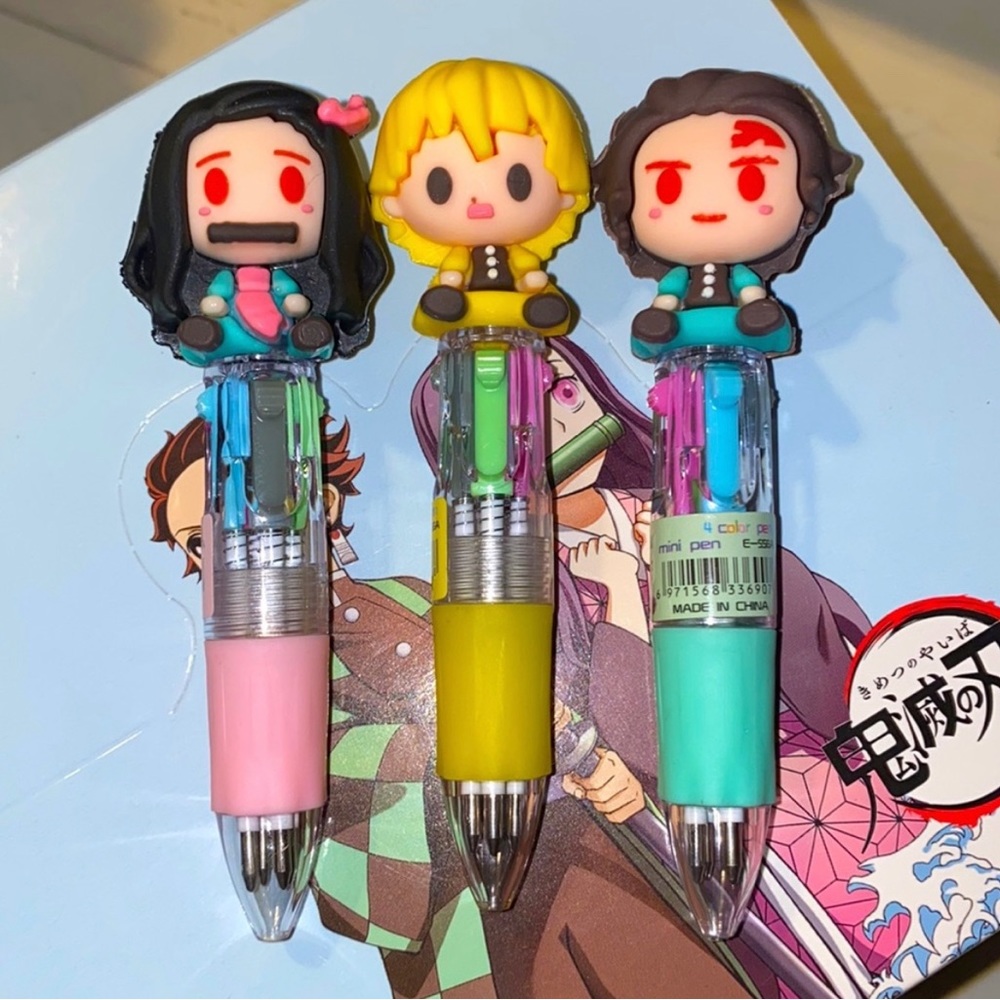 Mini Demon slayer pen set